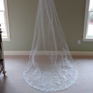 White Lace Veil